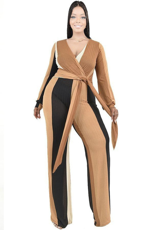 Color Block Jumpsuit