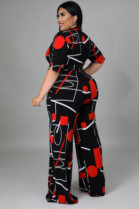 Envious Art Multi Print Jumpsuit