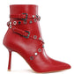 Jaunts Eyelets & Studs Harness Ankle Boots