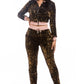 SEXY SEQUIN TWO PIECE PANT SET