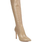 Indulgent High Heeled Croc Calf Boots