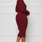 LONG MAXI SWEATER DRESS