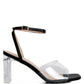 Twinkle Clear Block Heel Sandal