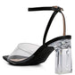 Twinkle Clear Block Heel Sandal