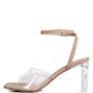 Twinkle Clear Block Heel Sandal