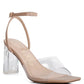 Twinkle Clear Block Heel Sandal