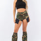 Short and Leg Warmer Set in Camo