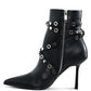 Jaunts Eyelets & Studs Harness Ankle Boots