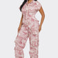 Pink Whisper Tie-Dye Jumpsuit