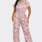 Pink Whisper Tie-Dye Jumpsuit