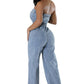 WOMEN FASHION DENIM JUMPSUIT