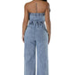 WOMEN FASHION DENIM JUMPSUIT