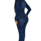 WOMEN DENIM SEXY JUMPSUIT