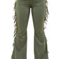 Texas Sun Bell Bottom in Olive